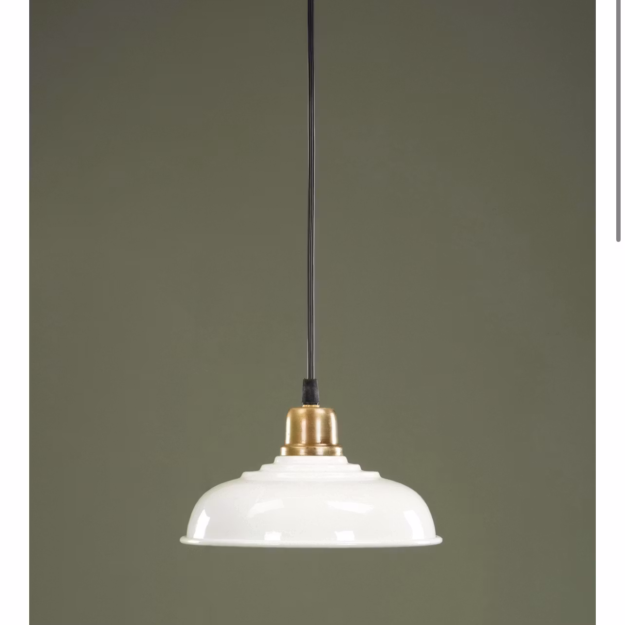 Lampa Nemo Emalj Shell