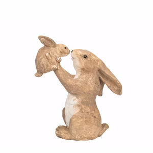 Kanin Brun Lekfull Poly