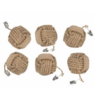 Duktyngd Clip Jute Natur 4pk