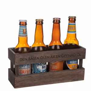 Trälåda Den bästa ölen……