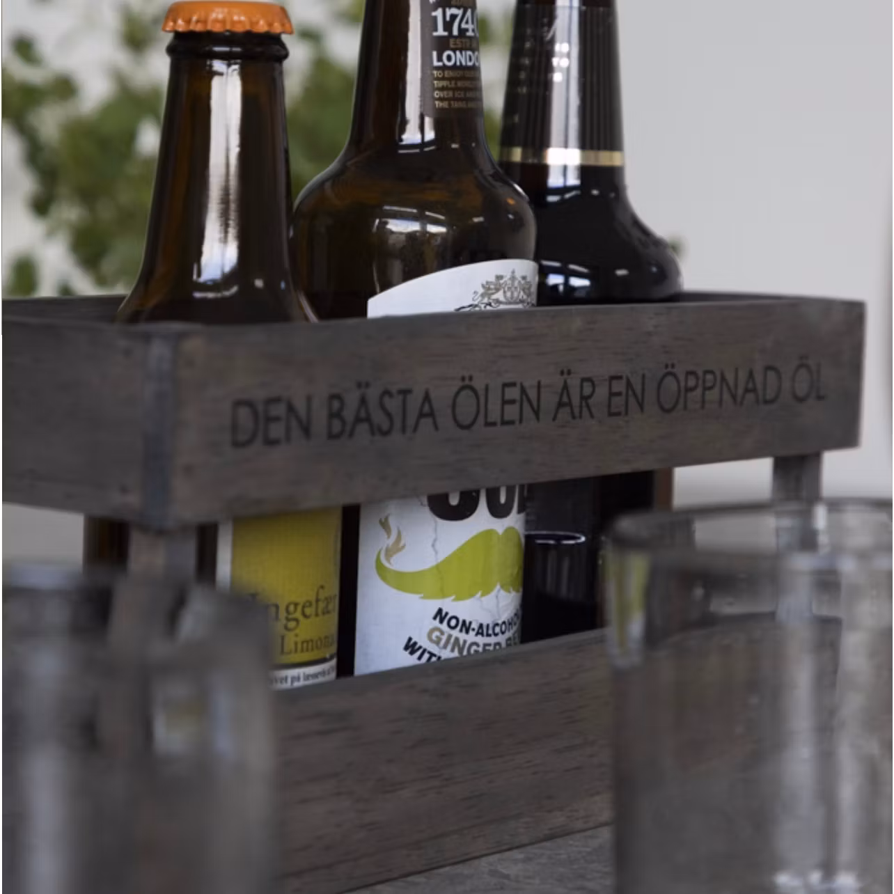 Trälåda Den bästa ölen……