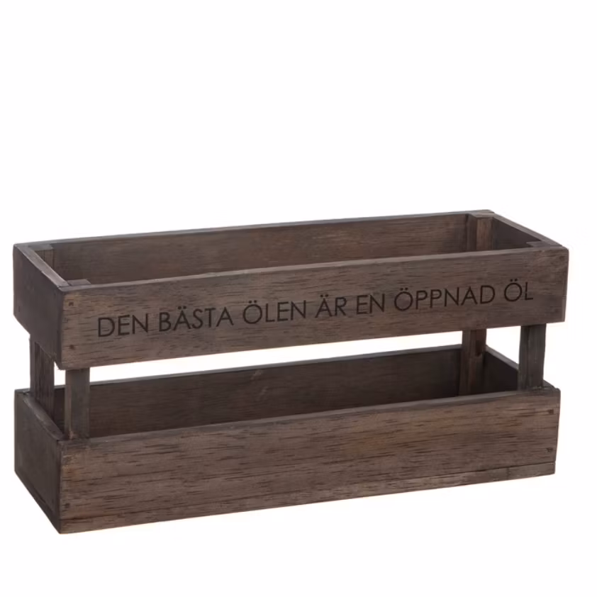 Trälåda Den bästa ölen……