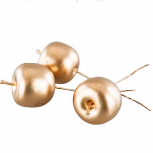 Äpple Guld/Tråd Stora