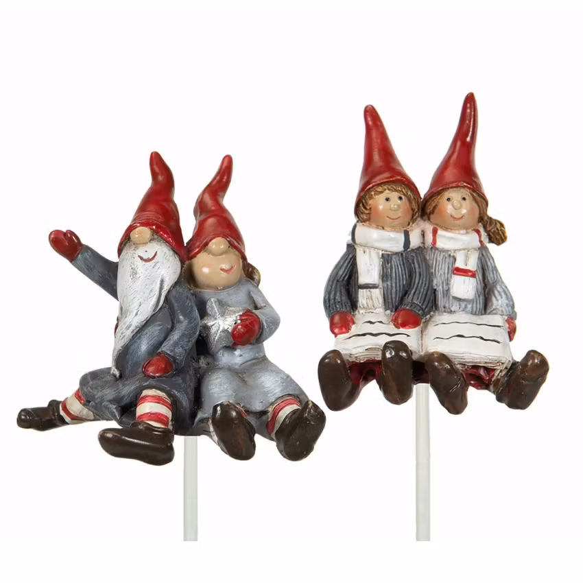 Tomtefamilj Stick Mix Poly 2pk