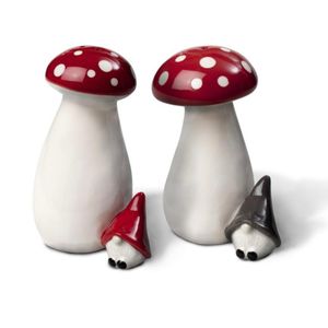 Salt och Peppar Vätte på svamp 2-pack H.8-9cm