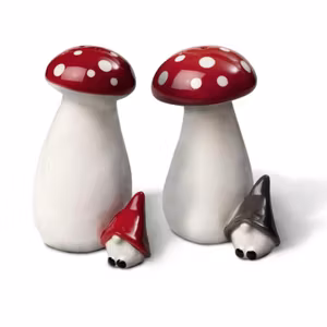 Salt och Peppar Vätte på svamp 2-pack H.8-9cm