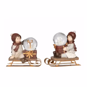 Snöglob Barn/Kälke Mix Poly Sett om 2st