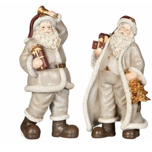 Tomte Klocka/Gran Mix Poly Sett om 2 st