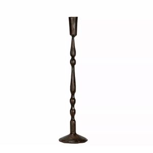 Ljusstake Metall Hög Brun 40cm
