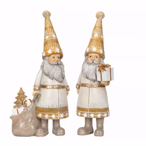 Tomte Julklappar Mix Poly 2st