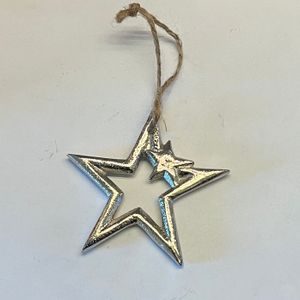 Metall stjärna hänge