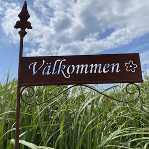 Välkommen Fana med stav
