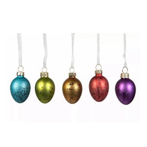 Ägg Glas Häng Färg Mix 10pk