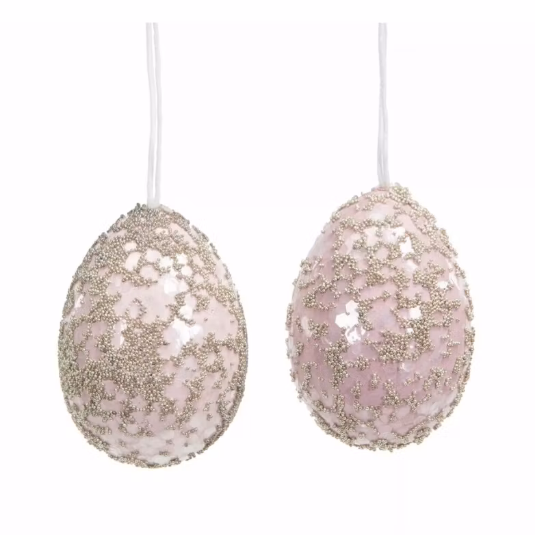 Ägg Häng Rosa Mix 2pk