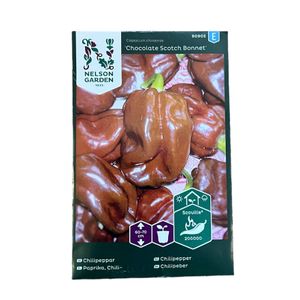 Chilipeppar Chocolate Scotch Bonnet Nelson Garden