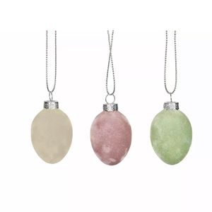 Ägg Glas Sammet Färg Mix 9pk