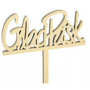 Glad Påsk Pinne Gul