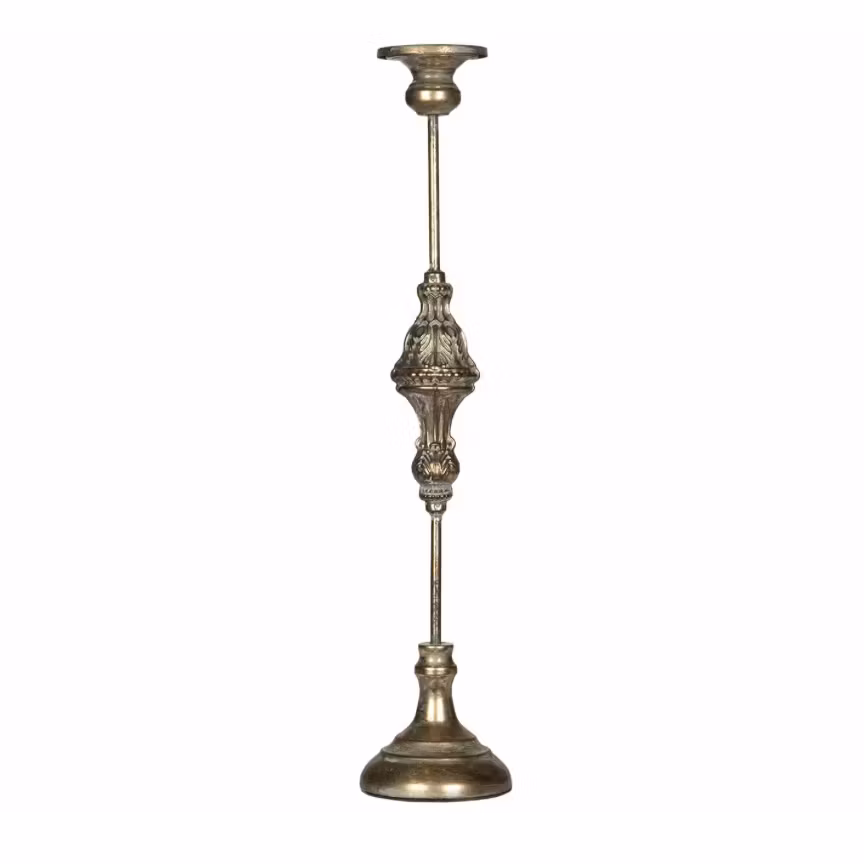Kron/Blockljusstake Largo Guld stor