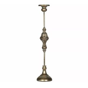 Kron/Blockljusstake Largo Guld stor