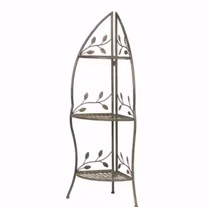 Hörnhylla Metall Grön