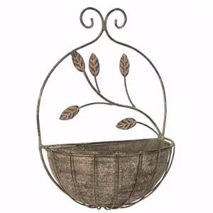 Väggampel Rund Metall Grön