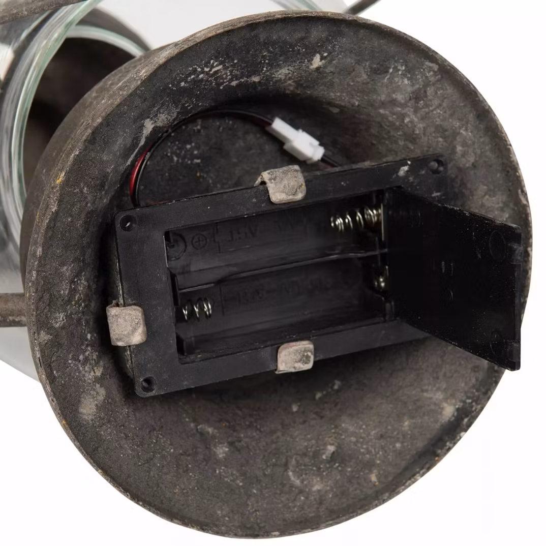 Lykta/Lampa Avlång Batteri Metall Grön