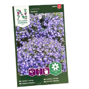 Lobelia Häng Saphir Blå Nelson Garden