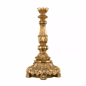 Ljusstake Enya Guld Poly Stor