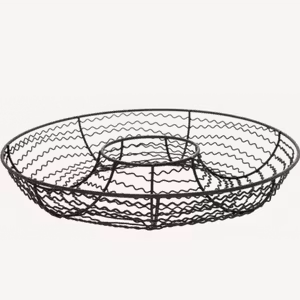 Nätkrans kupad brun