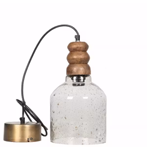 Taklampa Tahi Glas/Trä