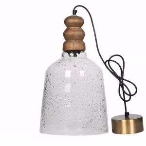 Taklampa Tahi Glas/Trä