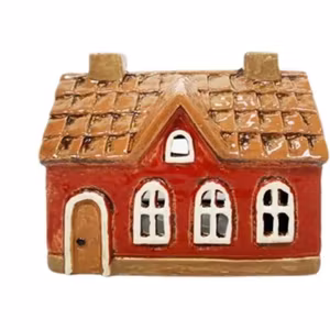 Keramikhus Rött med tegeltak H