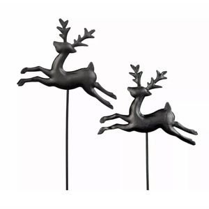 Hjort Stick Metall Svart