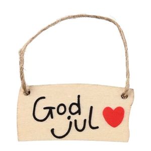 God Jul skylt till Nissedörr