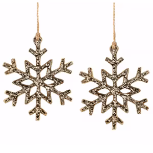Metallhänge Snöflinga