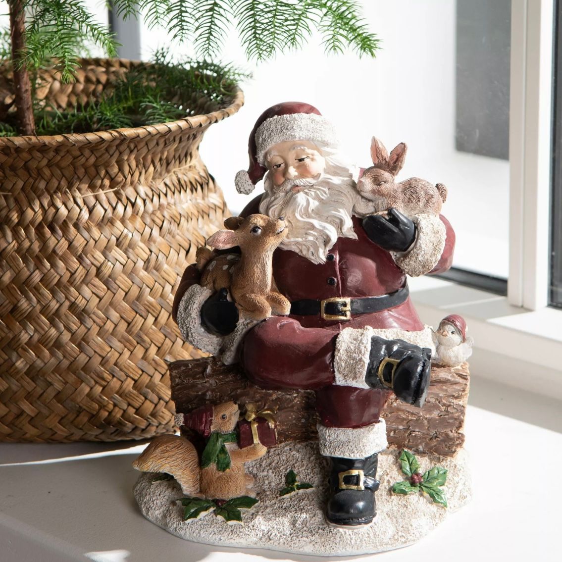 Tomte Med Djur Poly