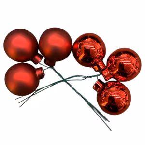 Glaskula Bas Klarröd Mix 3pk