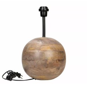 Lampfot Globe Trä Antik