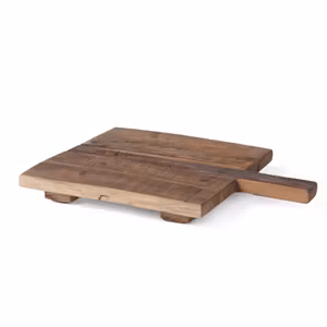Träbricka på fot två storlekar 40%