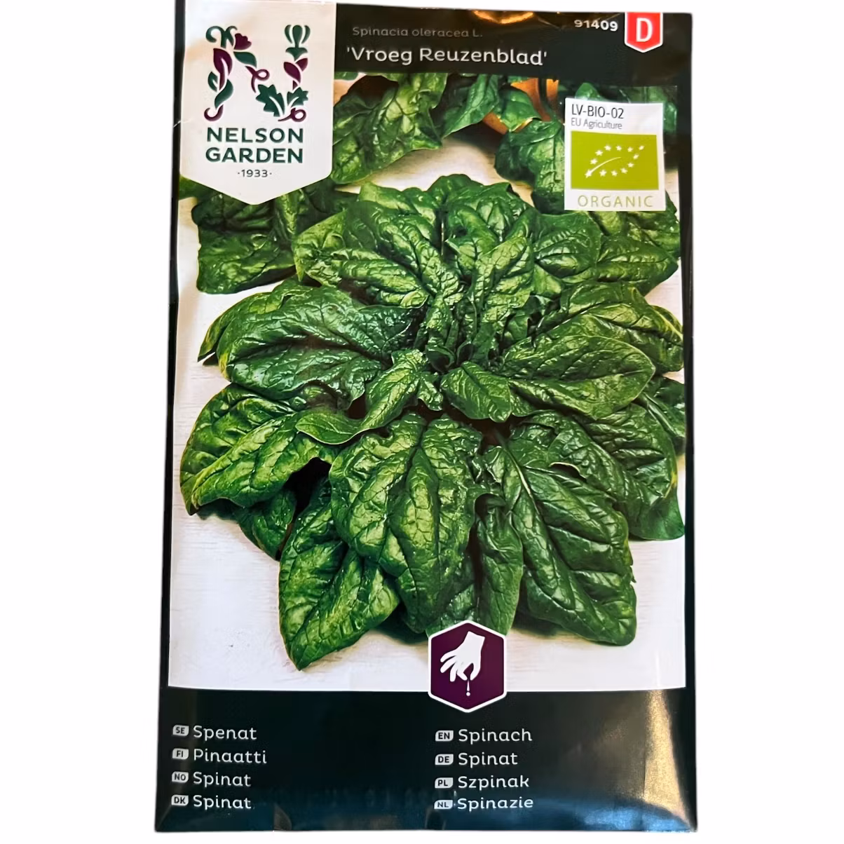 Spenat Vroeg Reuzenblad Organic