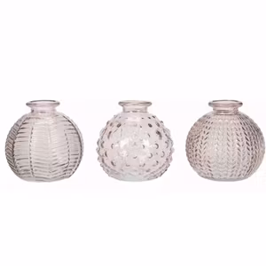 Vas Trio Mönster Rosa Mix