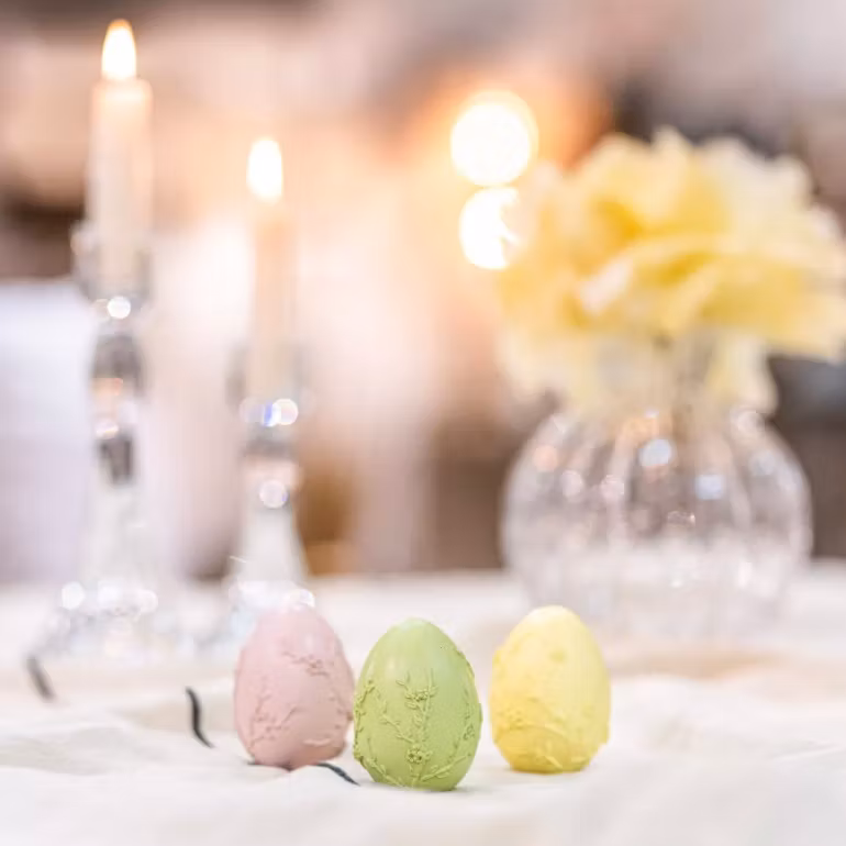 Ägg Blomster Pastell Mix 3pk