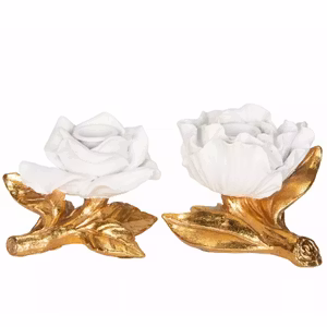 Ljusstake Blommor Mix Poly