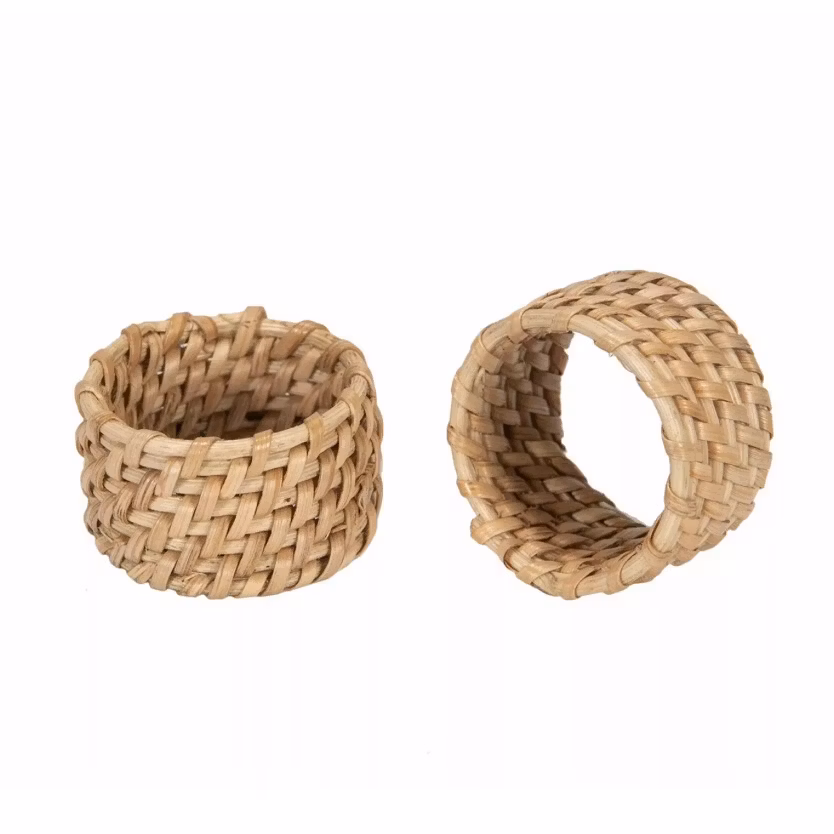 Servettring Flätad Korg Natur 1-6
