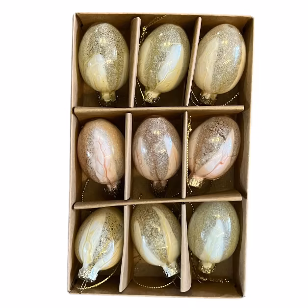 Ägg Glas Sockrade Mix 9pk