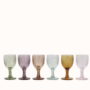 Saint-Émilion Glas m. mønster 6pk