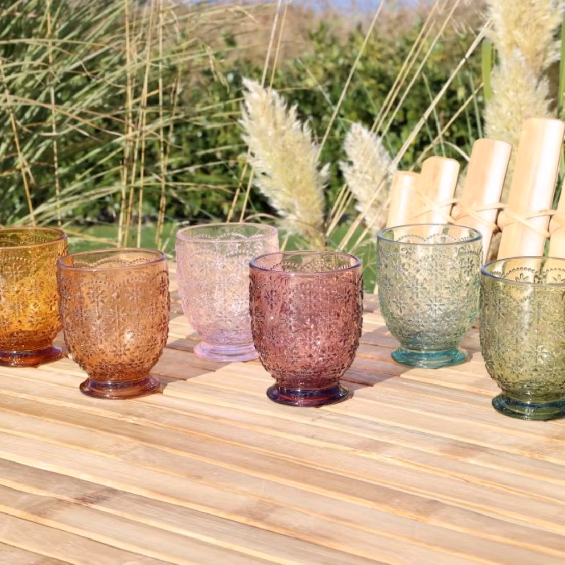 Saint-Émilion Glas m. mønster 6pk