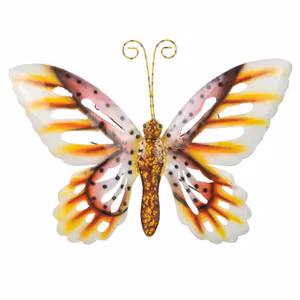 Fjäril vägg i hamrad plåt