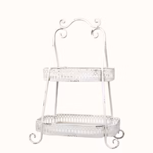 Våningsfat antik cream