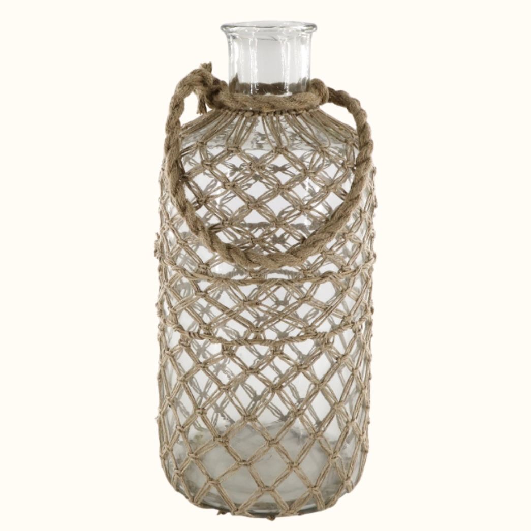 Flaska med jute 3storlekar